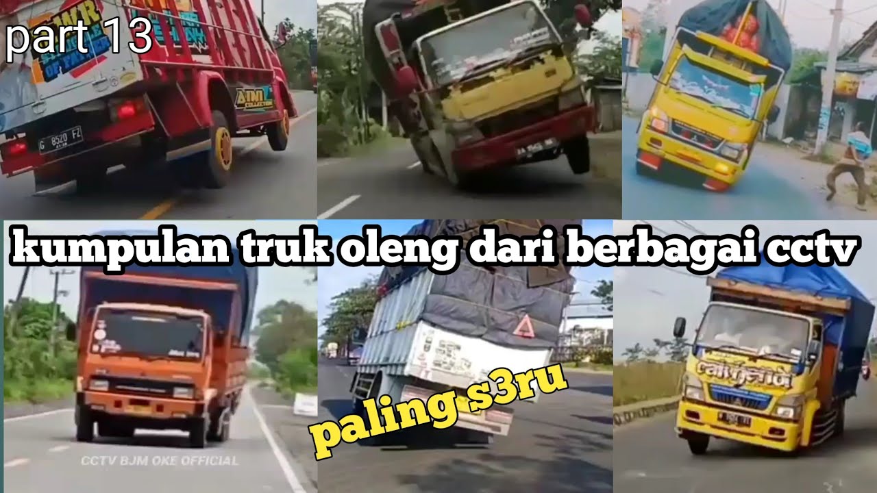 Kumpulan truk oleng dari berbagai cctv terbaru 2021 part 13