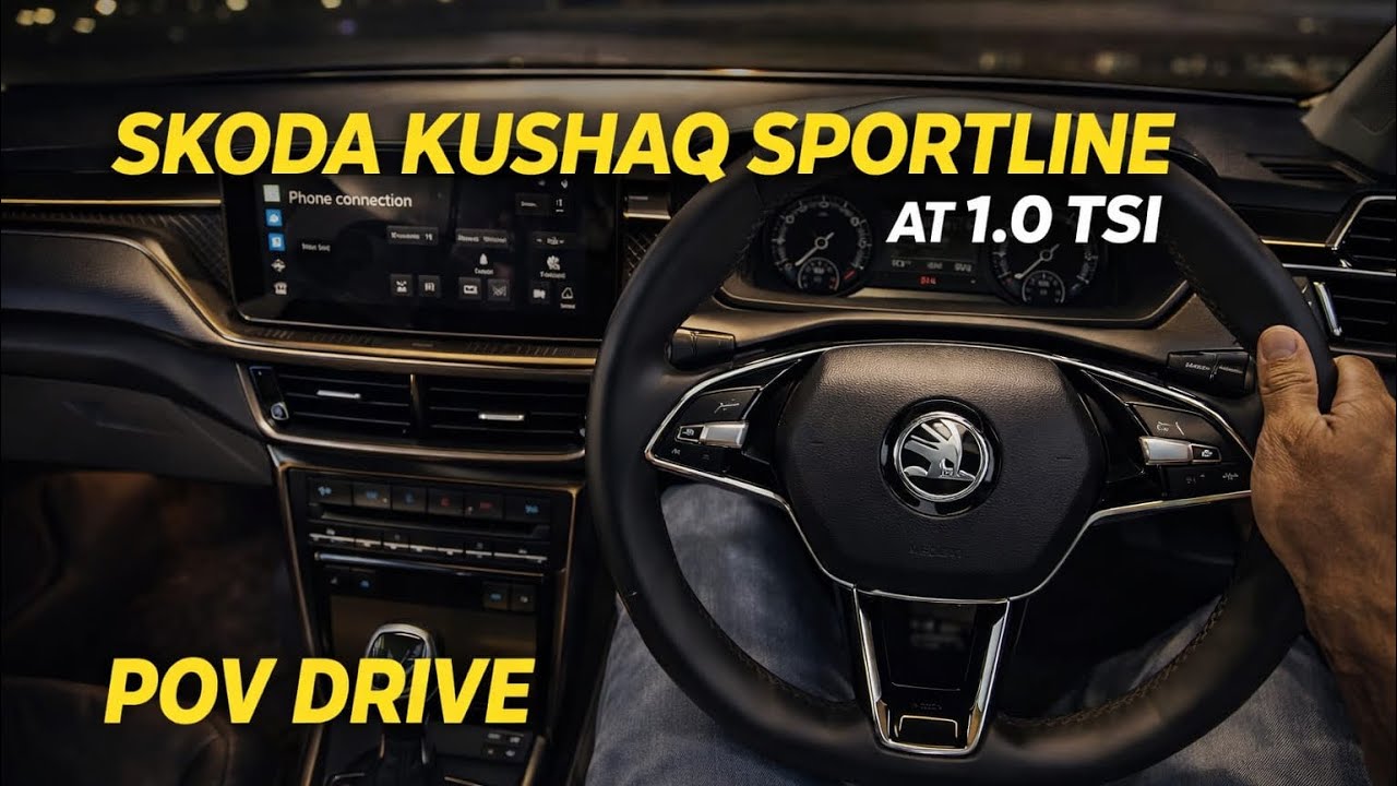 2025 Skoda Kushaq Sportline AT | 1.0 TSI | POV Drive Experience