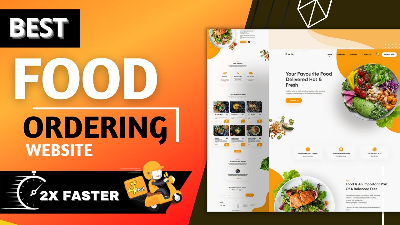 How To Make Online Food Ordering Website | Restaurant Website Making Wordpress Tutorial 2025