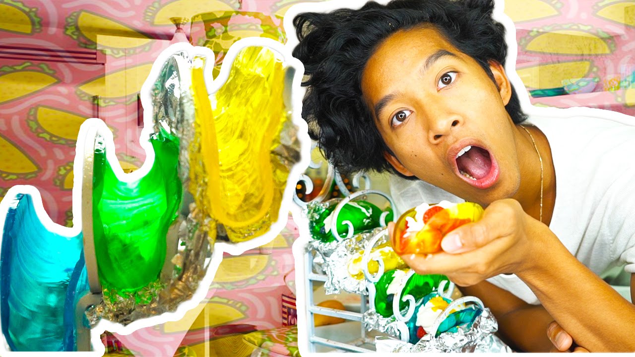 DIY Jello Gummy Tacos!!!!!!!