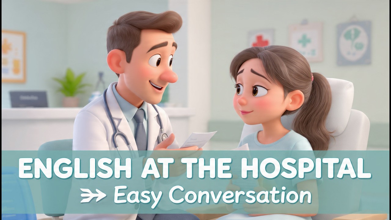 English for a Hospital Visit | Easy Real Conversations for Beginners