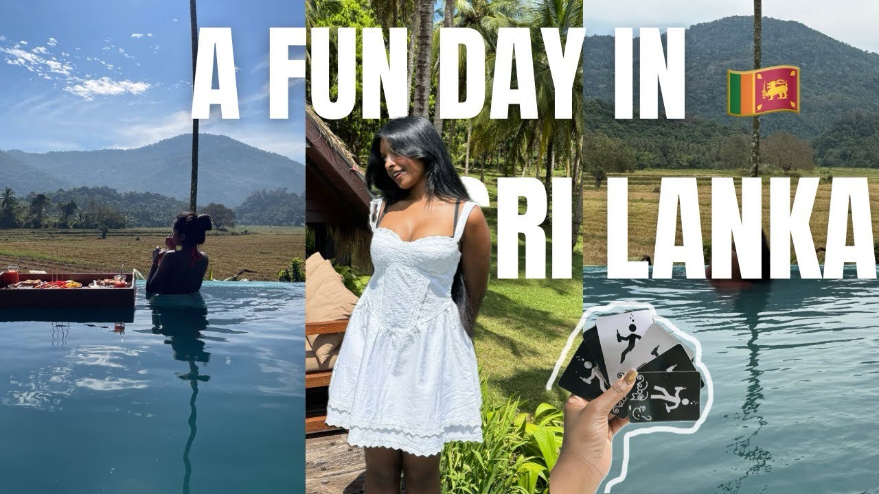 SPEND THE DAY WITH ME IN SRI LANKA 🇱🇰🌸| perfect gateway , trying air riffle shooting and much more