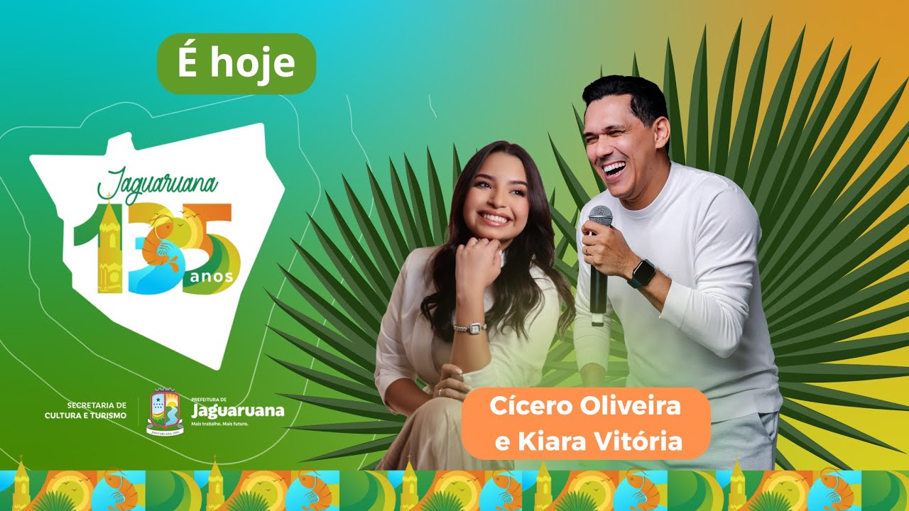 SHOW GOSPEL COM C&Iacute;CERO OLIVEIRA E KIARA VIT&Oacute;RIA - JAGUARUANA 135 ANOS DE EMANCIPA&Ccedil;&Atilde;O POL&Iacute;TICA