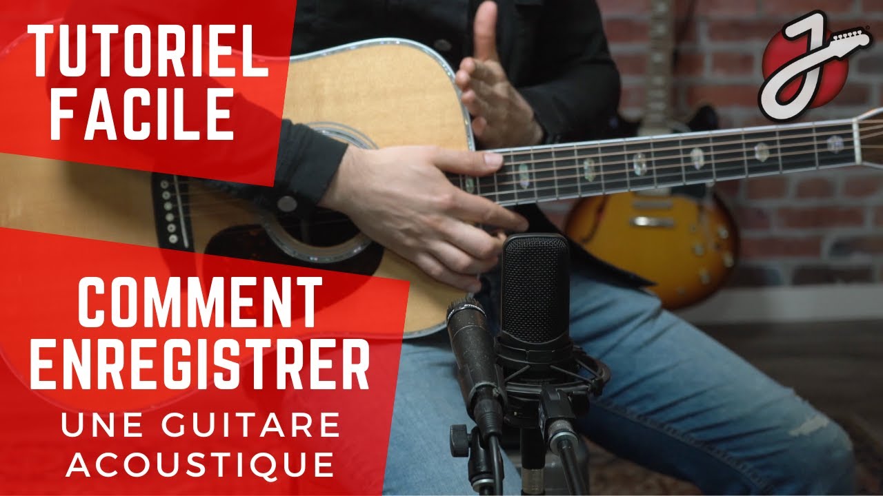 Comment ENREGISTRER une GUITARE ACOUSTIQUE à la maison | Cours de Guitare