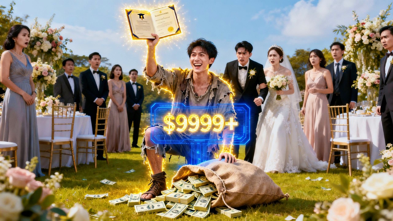 Work-study kid becomes CEO!He acts poor at his brother wedding, only to be humiliated by his parents