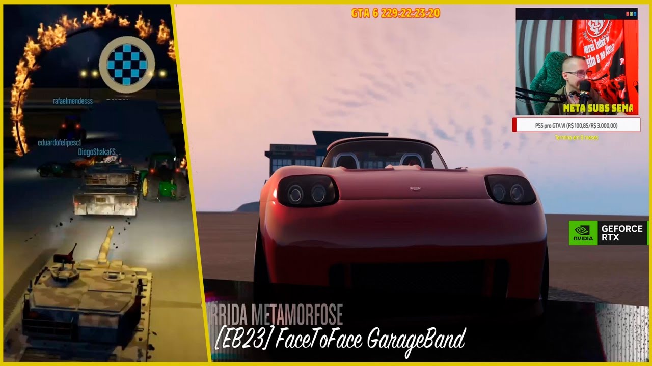🔔 GTA Online - Corrida FaceToFace com Policia ComplexoGG