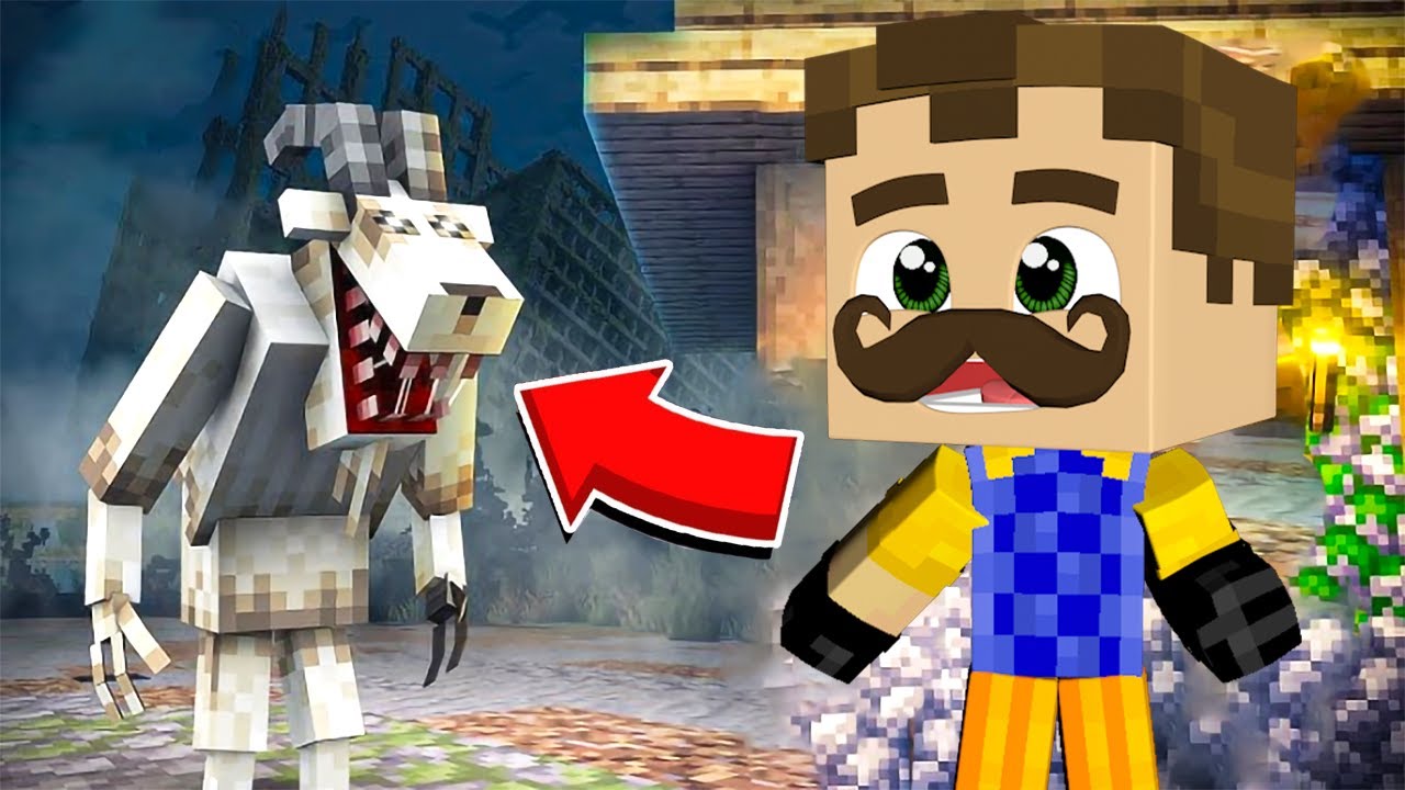 გოათმენის ბაზა გავანადგურეთ Minecraft-ში! Goatman #44