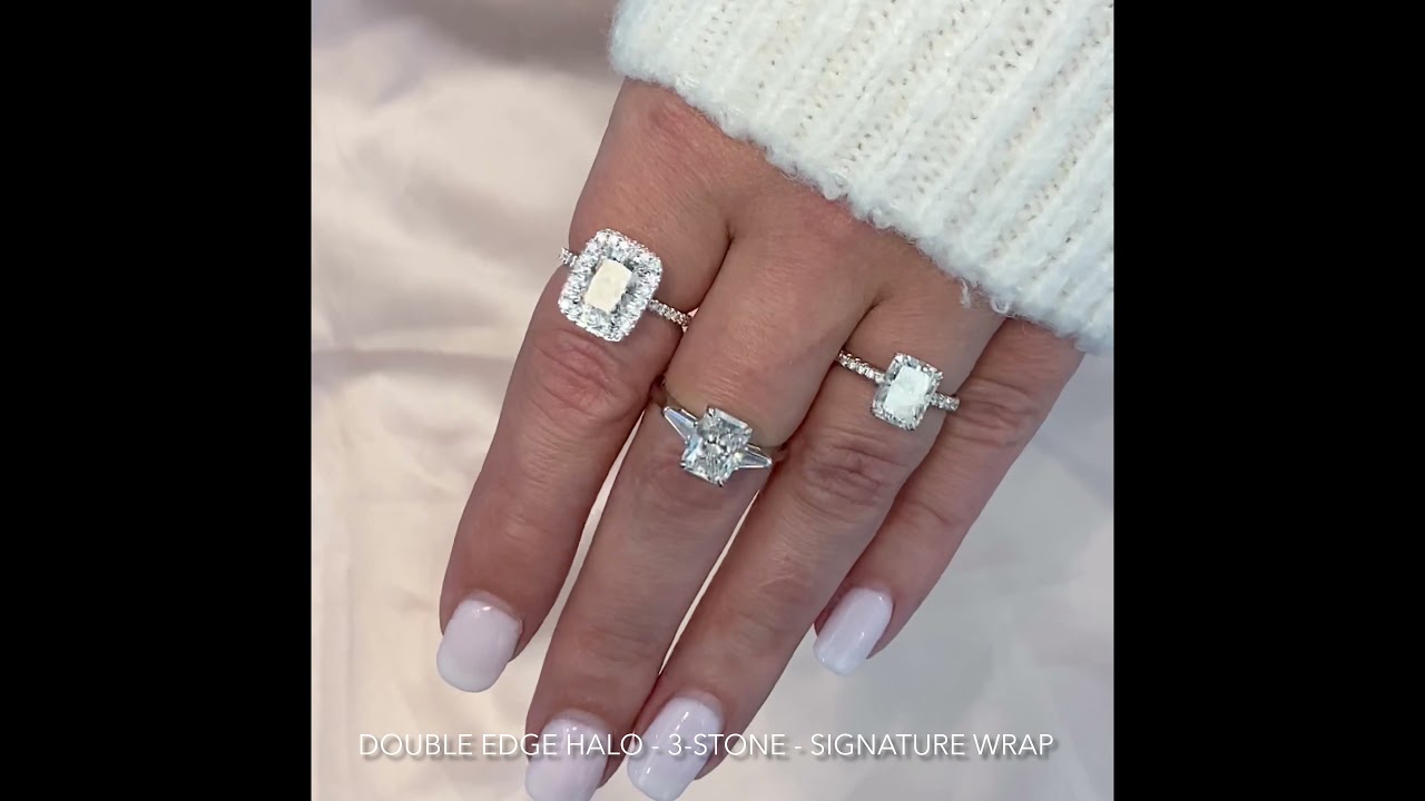 Radiant Cut Diamond Ring Variety
