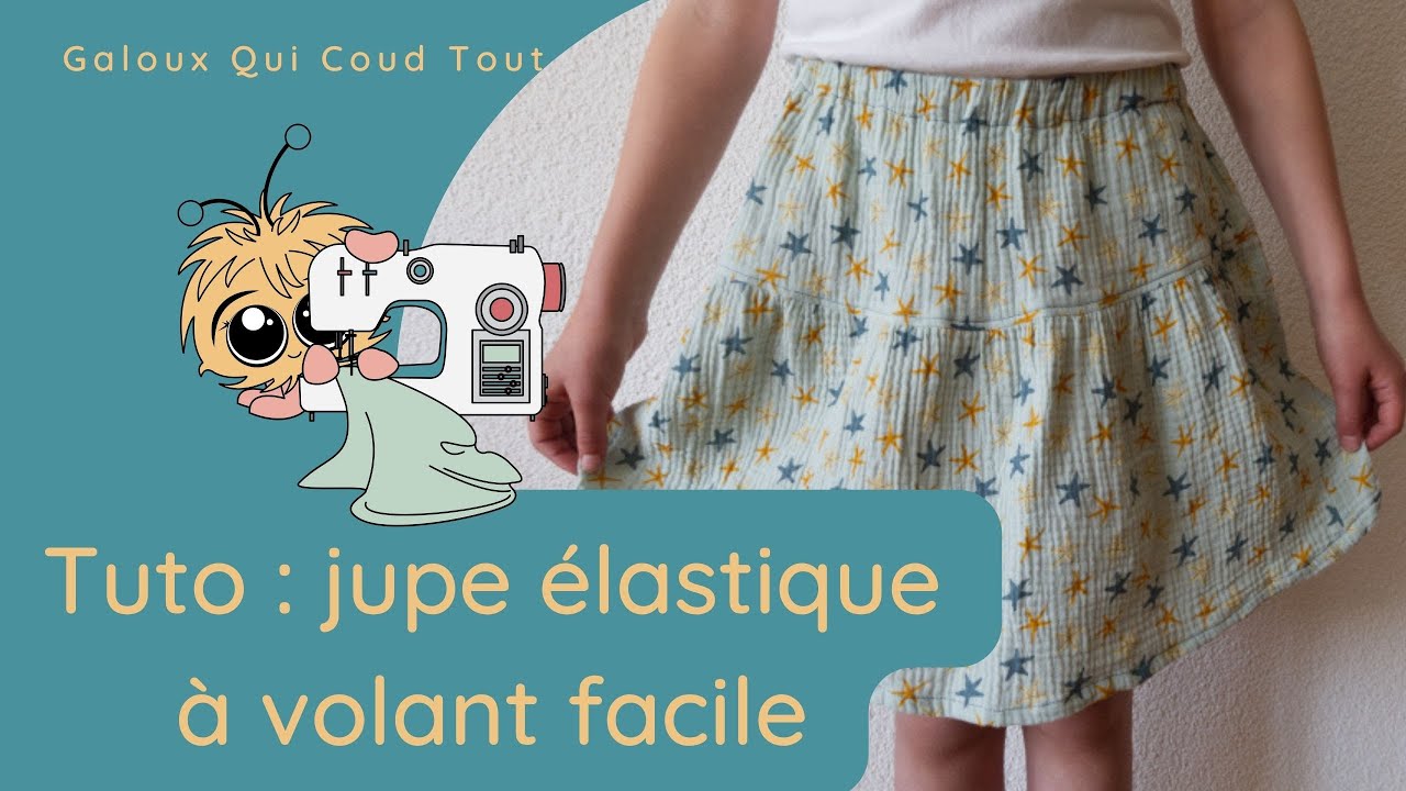 Coudre une jupe très facilement et sans patron !