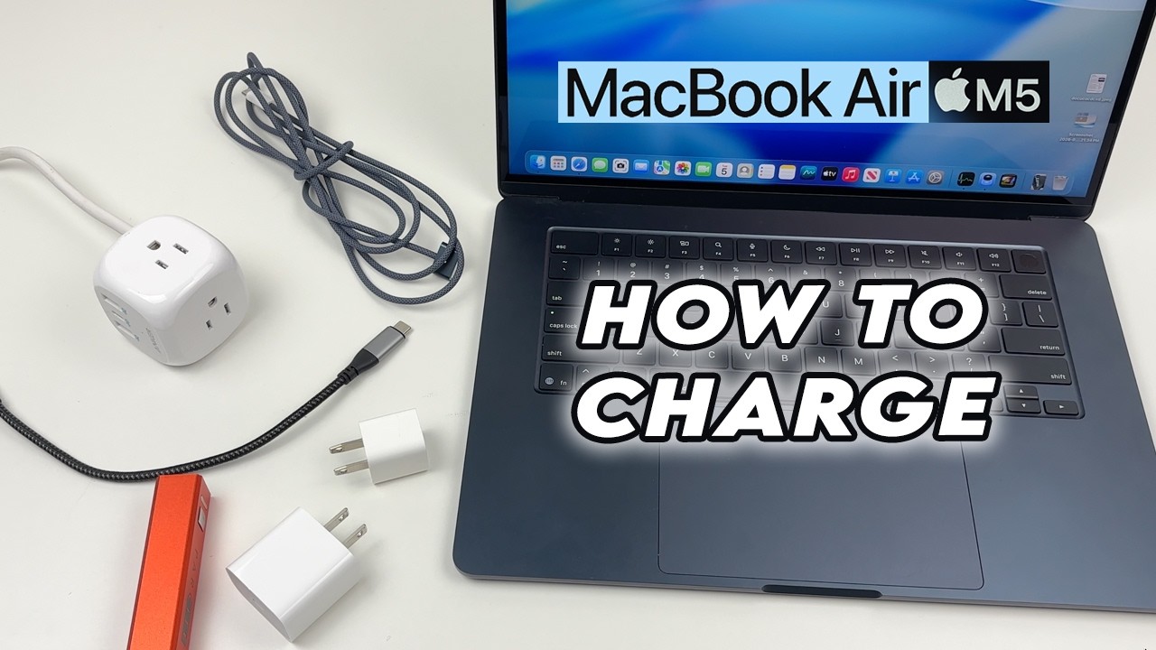 Как зарядить MacBook Air M5: множество способов