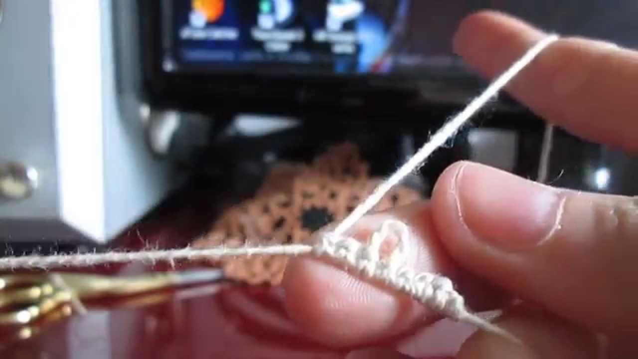 APRENDENDO FRIVOLITÉ Nó duplo, anel (ring) e picô