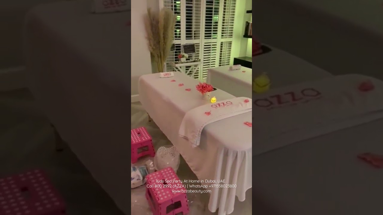 Kids Spa Party #kidsspaparty #kidsbirthdayparty #childrenspaparty #childrenbirthdayparty #azzaspa