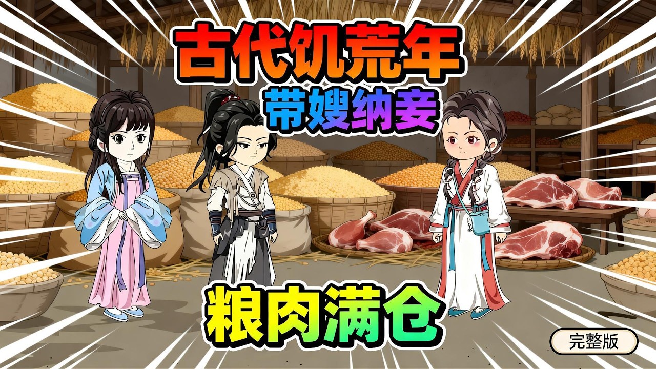 【一口气看完】带着现代知识穿成穷猎户，开局父母双亡、家徒四壁，全靠嫂嫂艰难照料才活下来？他靠精准打猎、巧思囤粮，硬生生把日子过成粮满仓、肉管够的神仙生活～#夜一漫谈 #古代饥荒年：带嫂纳妾，粮肉满仓