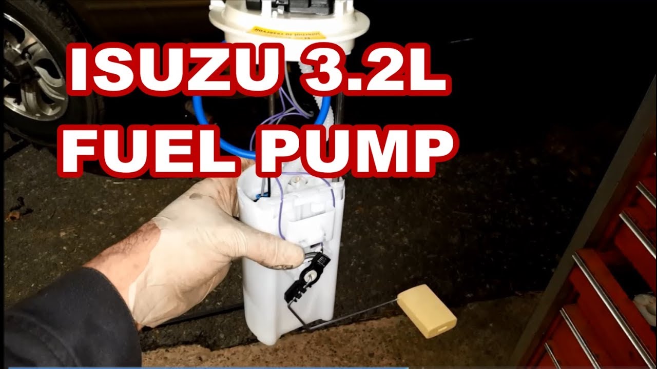 FUEL PUMP REPLACEMENT ISUZU RODEO How to replace fuel module sending unit 2000 2001 2002 2003 change