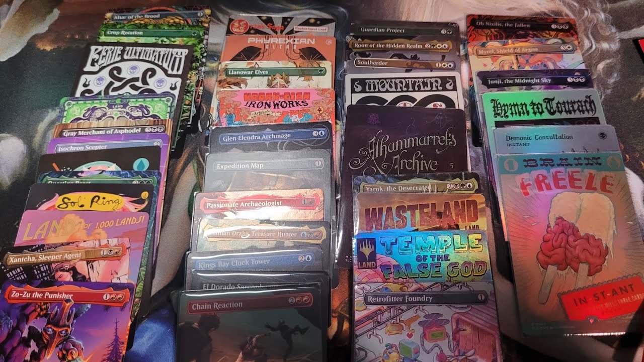 11 Foil Encyclopedia?!? Encyclopedia, Uncharted, Dreaming Secret Lair Opening