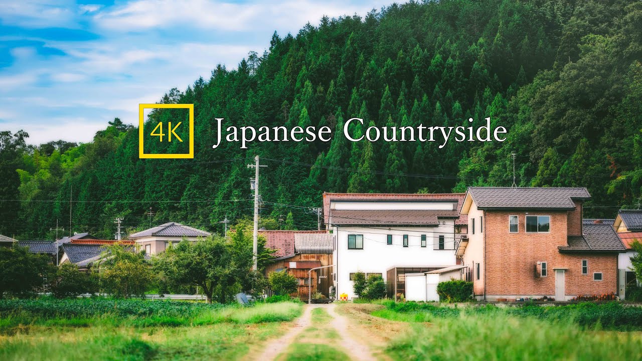 【4K Japan】Morning walk in a small village｜Ono-machi Japanese Countryside