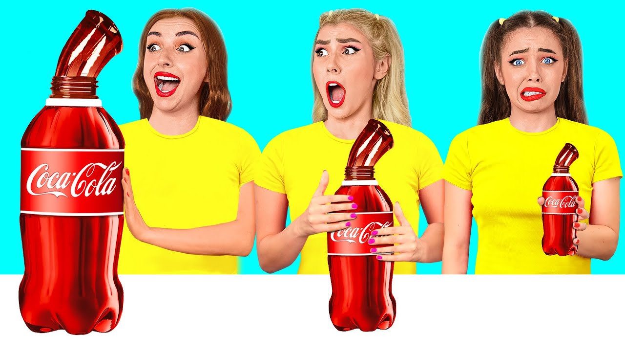 Большая, Средняя или Маленькая Тарелка Челлендж | Смешные Кухонные Моменты от TeenDO Challenge