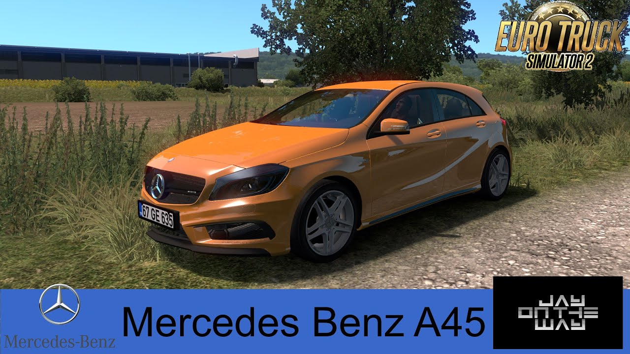 🚗 Mercedes Benz A45 версия 1.5 для Euro Truck Simulator 2
