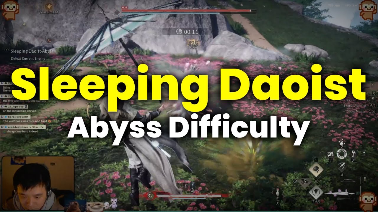 Sleeping Daoist (Abyss Difficulty) | Inkwell Fan/Umbrella - Where Winds Meet