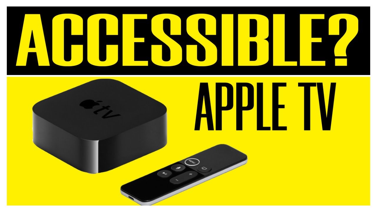 Доступность Apple TV для слепых и слабовидящих
