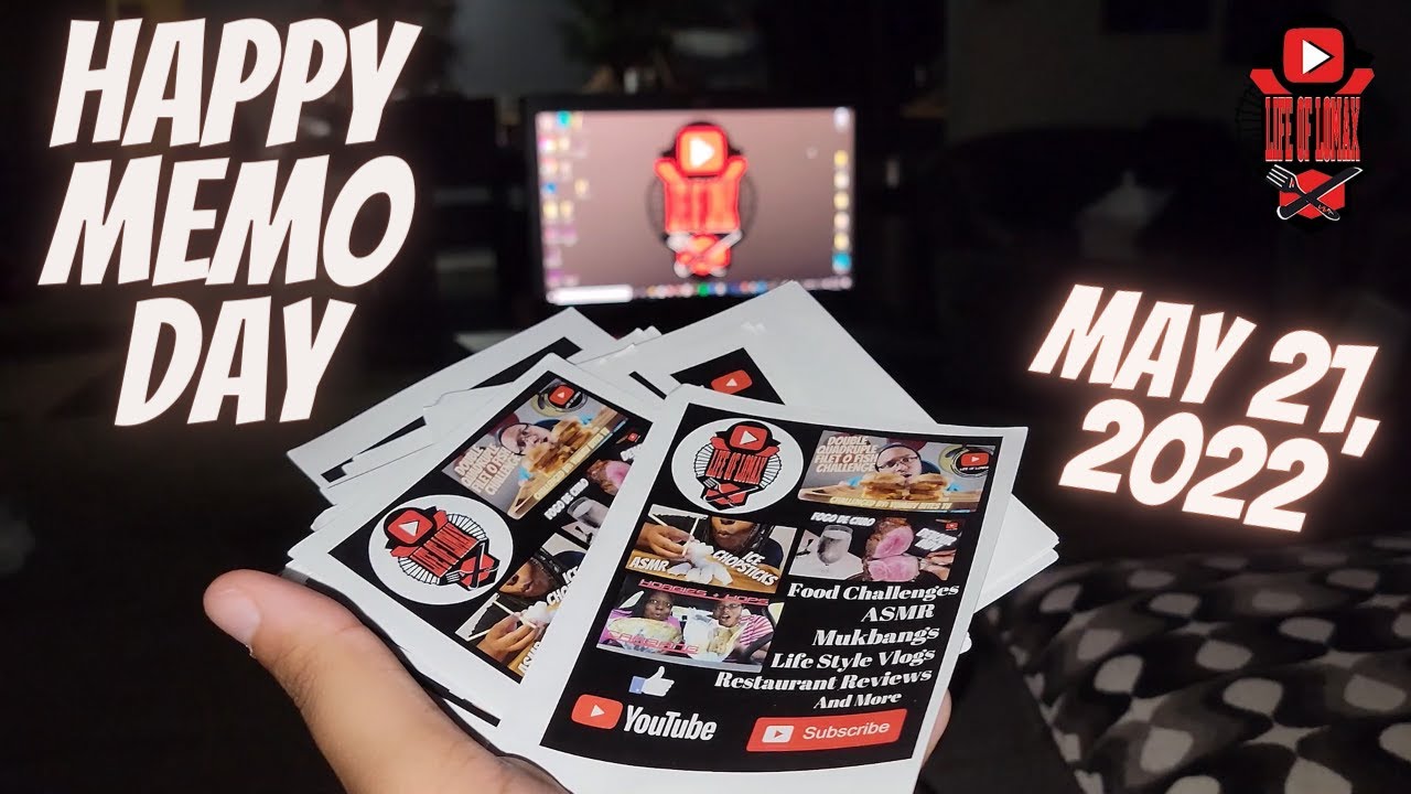 Happy National Memo Day | May 21, 2022 |  Vloliday