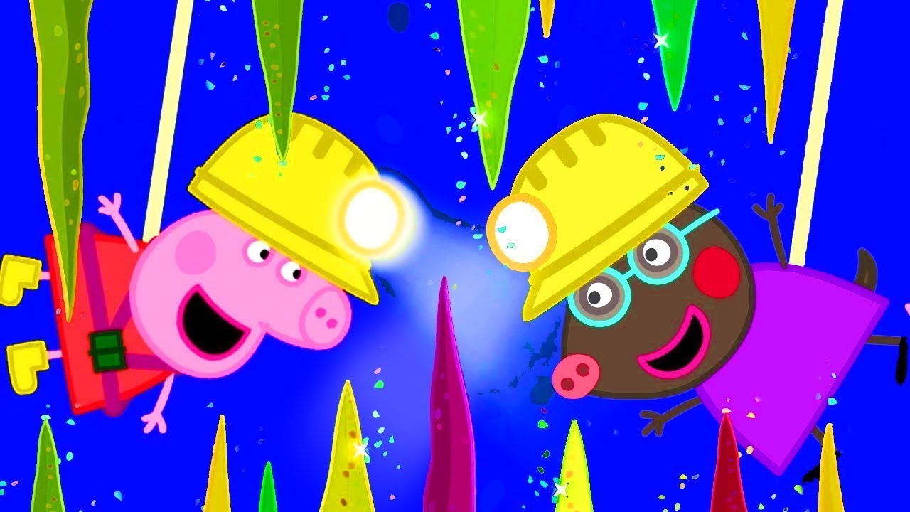 Visiting the Caves with Molly Mole and Peppa Pig! | Peppa Pig Official Family Kids Cartoon