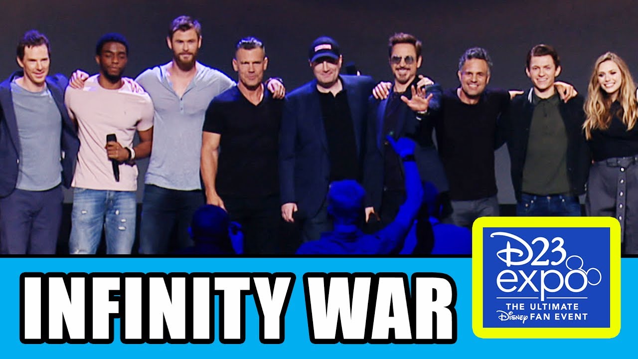 AVENGERS INFINITY WAR Cast Assemble At D23 Expo