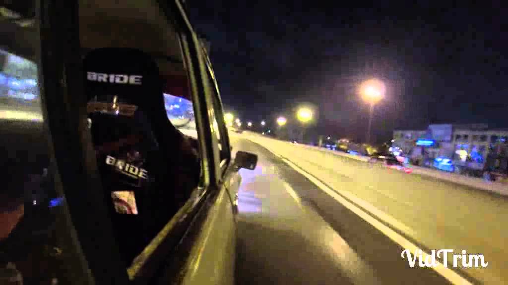 Ke70 4k drift @ setiawalk puchong (nearly hit the wall)