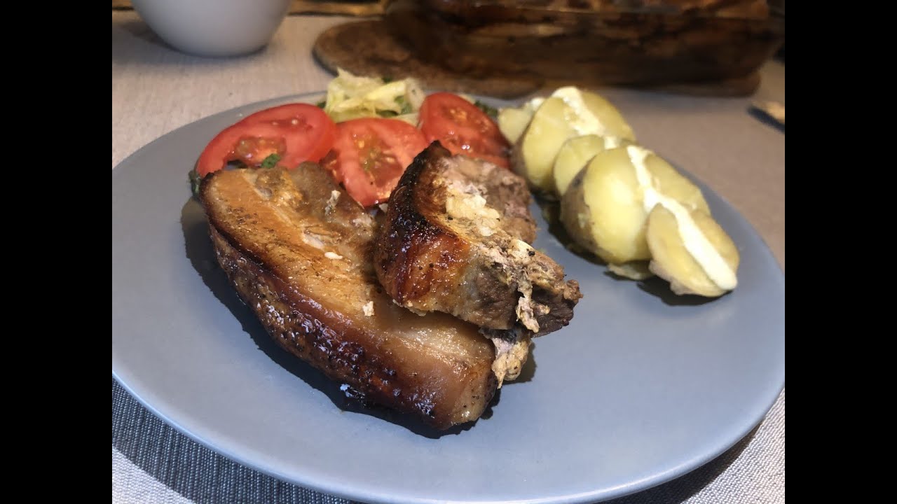Como Cocinar Panceta o Tocino de Cerdo al Horno