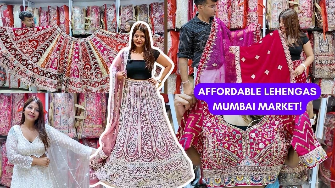 I Visited Dadar Hindmata's HIDDEN Lehengas STORE!  Wedding Shopping Mumbai