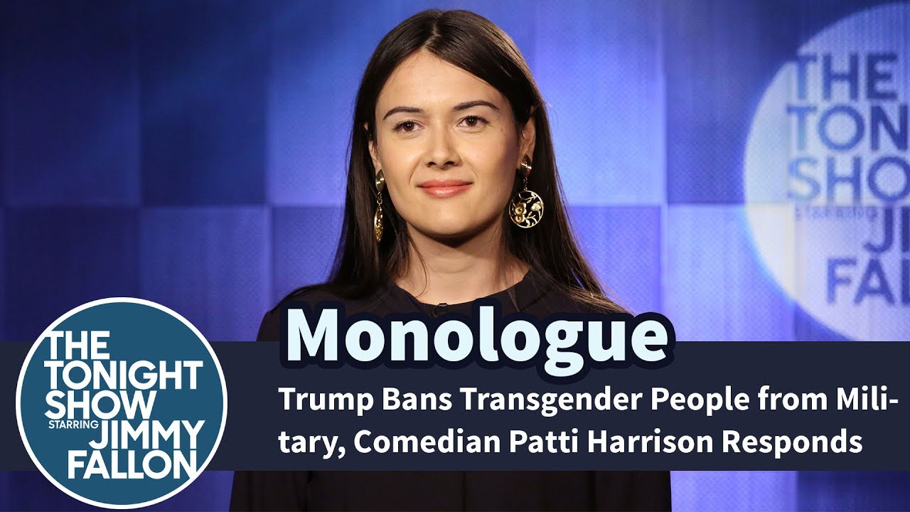 Trump Bans Transgender People from Military, Comedian Patti Harrison Responds