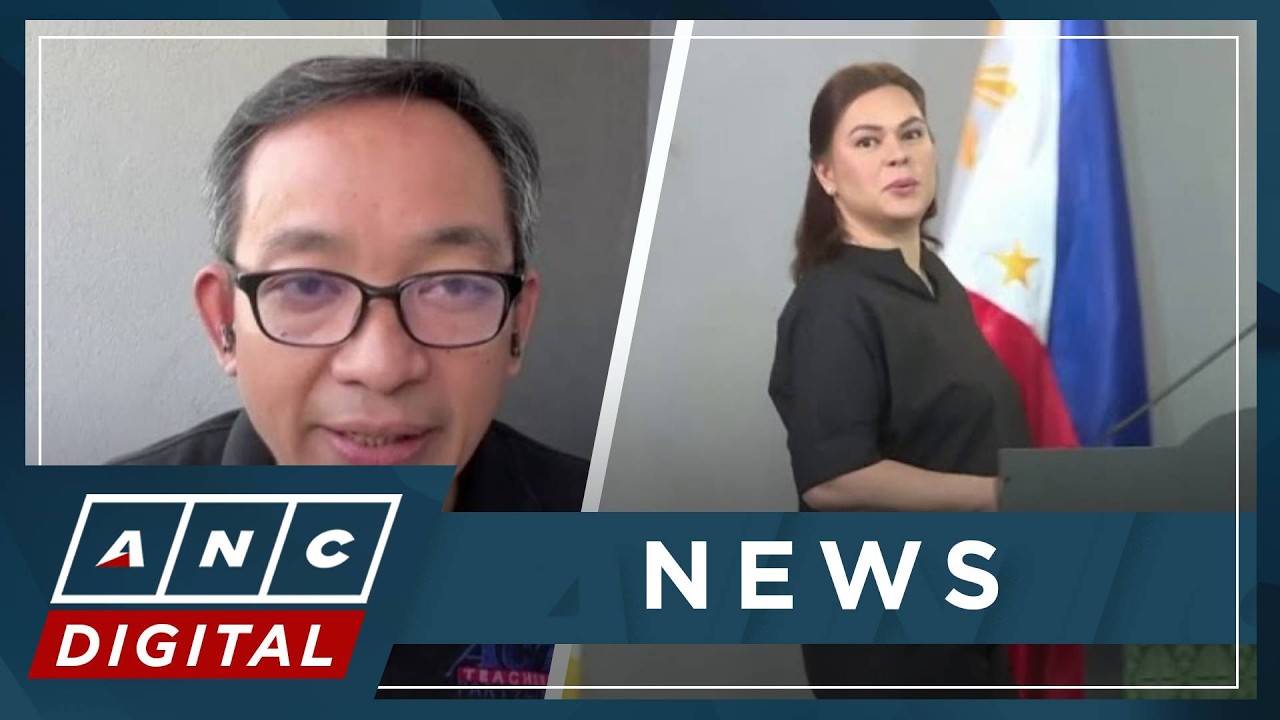 Tinio says congressmen understood VP Duterte's message in 2028 announcement | ANC