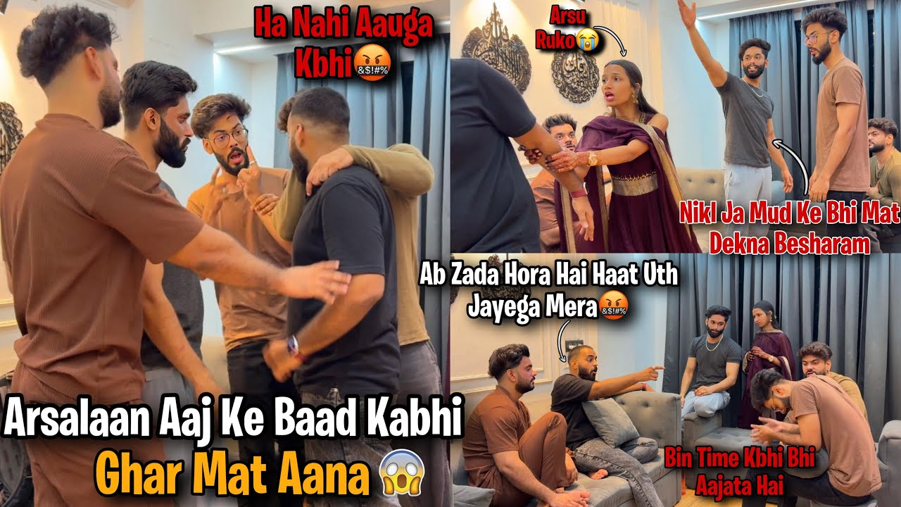 Arsalaan Aaj ke Baad Kabhi Ghar Mat Aana🤬Prank On Best Friend | Gusse Me Uth Gaya Haat | AALTU FALTU