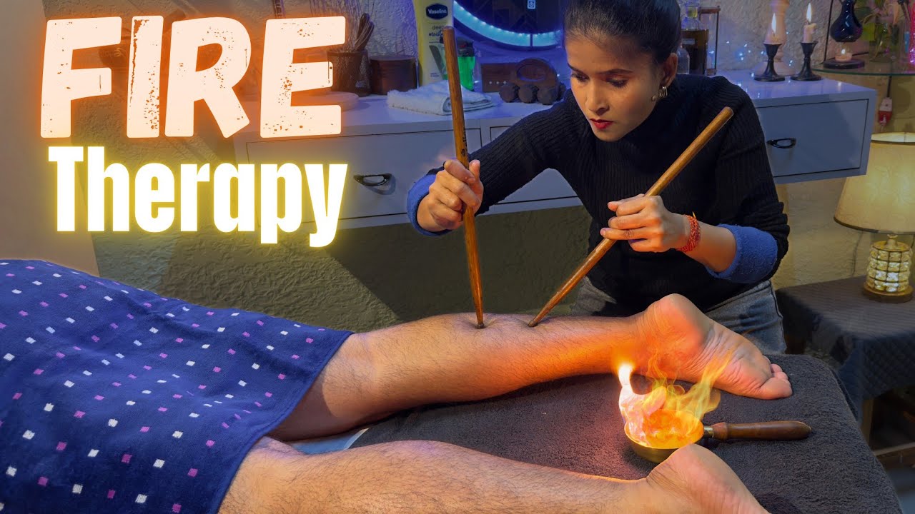 Fire Leg Massage | How To relax Tight Calf Muscles Tissues | Very Simple & Easy Therapy  good Sleep