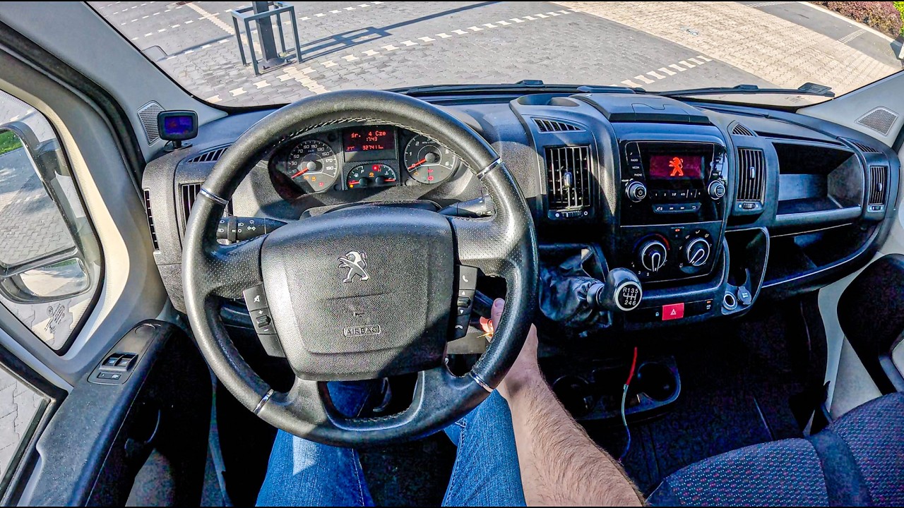 2019 Peugeot Boxer 323,000 km (2.0 BlueHDi 130 hp) | POV Test Drive #2444 Joe Black