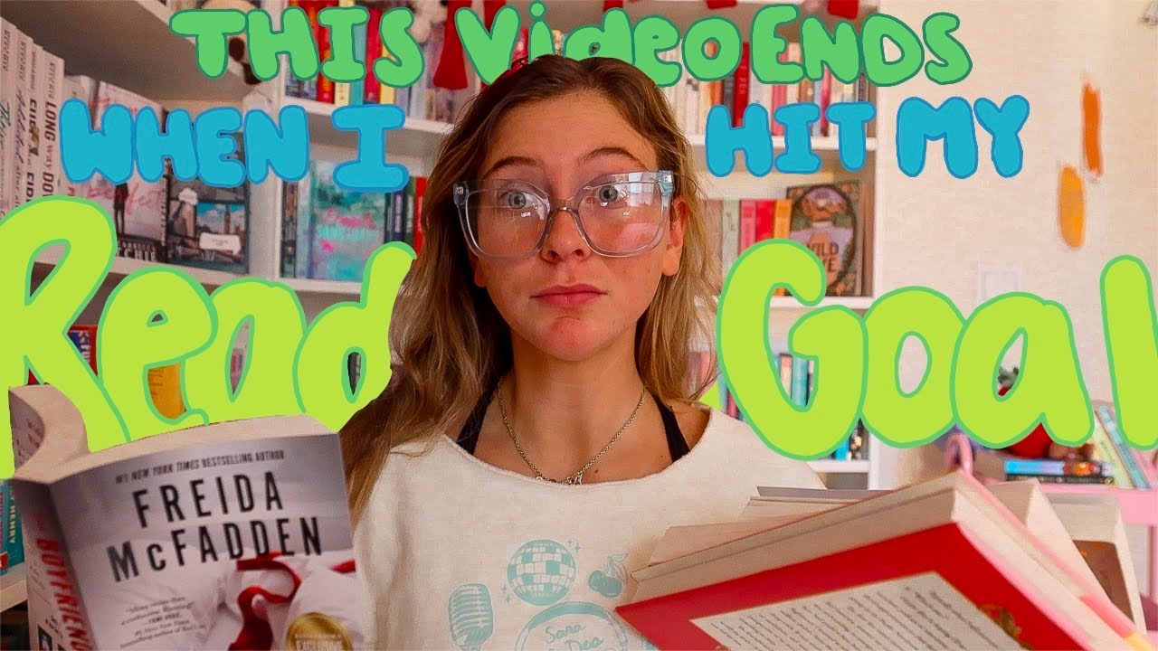 This video ends when I hit my reading goal *125 books* 📖🌟