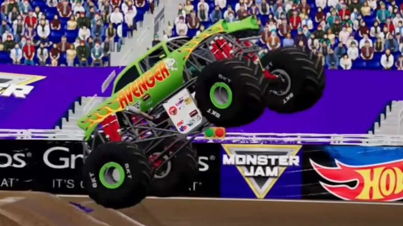 AVENGER Monster Truck Freestyle | Detroit, MI | BeamNG.drive Monster Jam