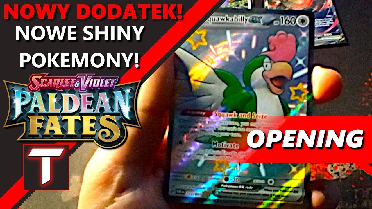 SHINY POKEMONY W KARTACH! | Paldean Fates ETB Opening | Karty Pokemon