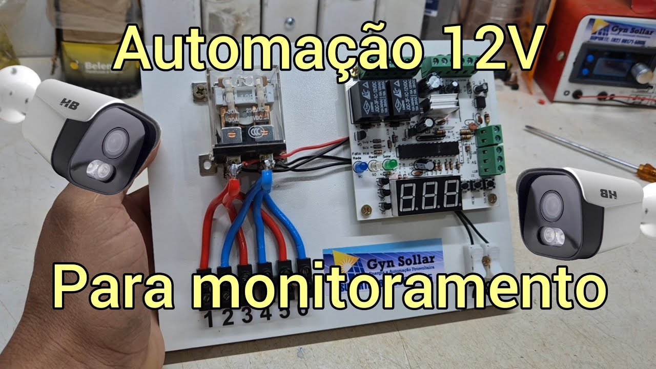 Transferência Automática para monitoramento câmeras e Internet