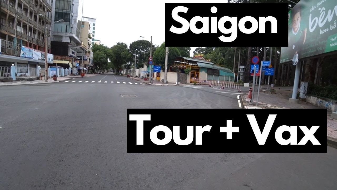 Saigon LOCKDOWN Moto Vlog + Test and Vaccine Site 🇻🇳