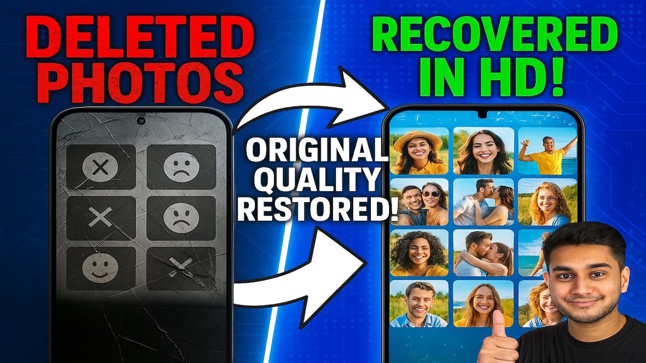 Как восстановить удалённые фотографии в оригинальном HD-качестве? Верните удалённые фотографии в ...