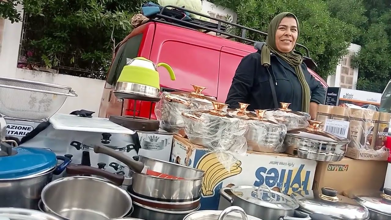 مشيت أنا وراجلي للسوق خلاني وروح 😭😭جولة في أكبر سوق فالجمهورية  🇹🇳 دبش الخارج و الانتيكا 💥