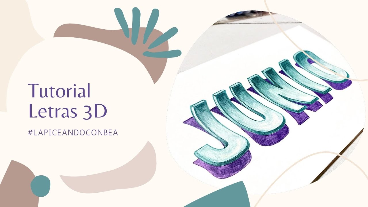 Letras 3D - Tutorial paso a paso