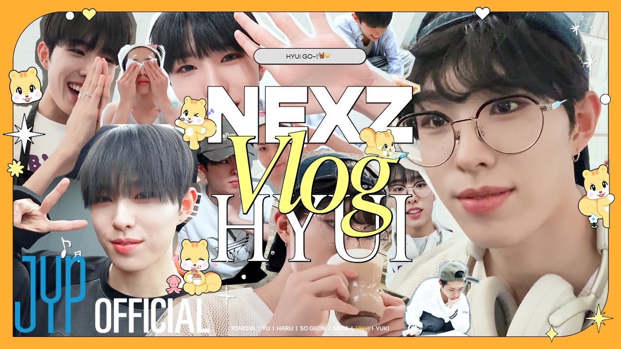 [NEXZ(넥스지) VLOG] HYUI VLOG | 휴이 GO~!🐿☀ #2 | 쇼핑🛍️하고 컴백하고 다람쥐🐿의 일상과 먹방🍽️을 곁들인 브이로그☀🧡