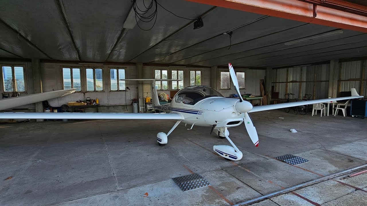 First Flight on the Diamond Dimona HK36