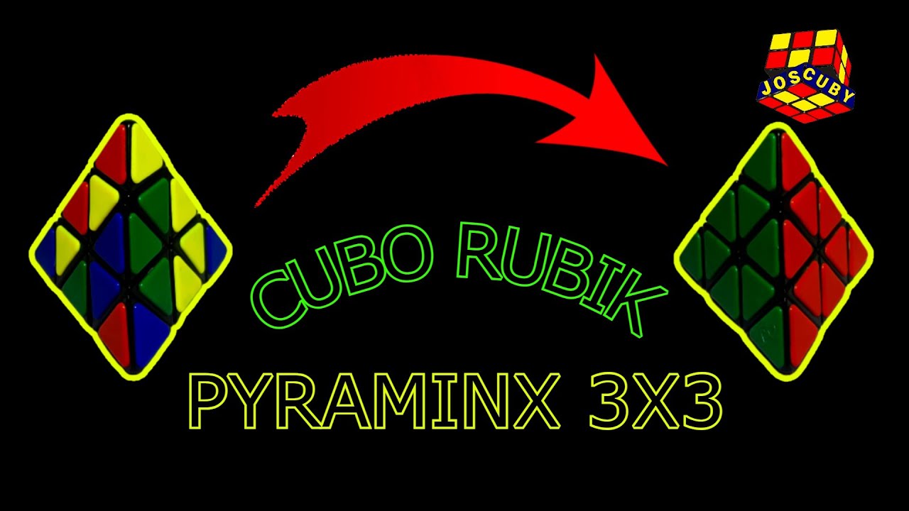 🔴Armar un [CUBO] [RUBIK] [Piraminx] [3x3] [Piramide] 3x3x3  [Tutorial] [HD] Fácil 🚀Rápido⭐⭐⭐😃😃😃