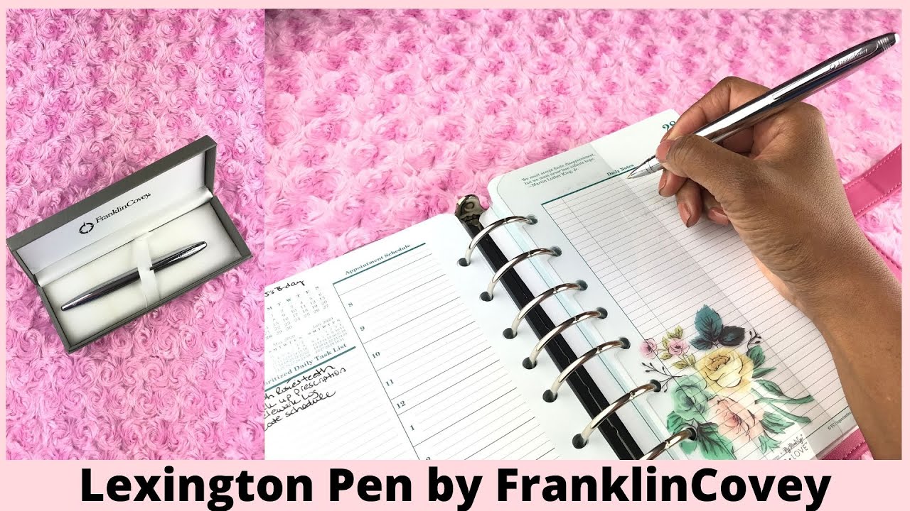 Lexington Pen by FranklinCovey and the pens I use in my planner