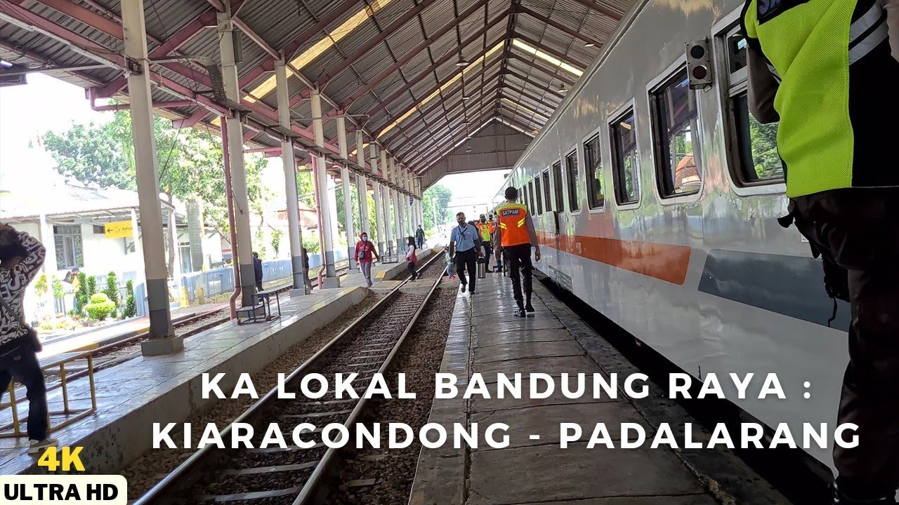 Naik Kereta Api Lokal Bandung Raya : Kiaracondong - Padalarang [4K]