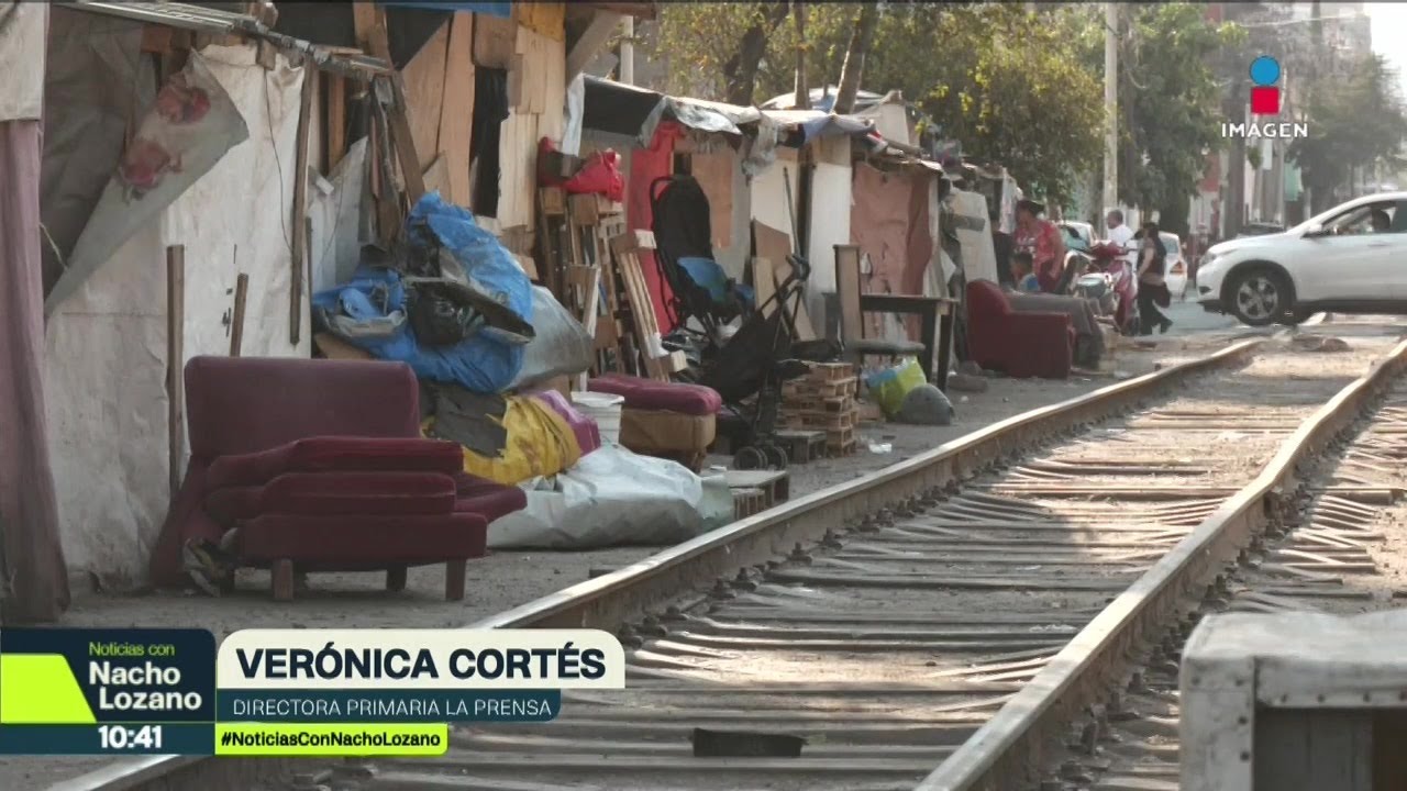 Vecinos de la Gustavo A. Madero se quejan por campamento irregular de migrantes