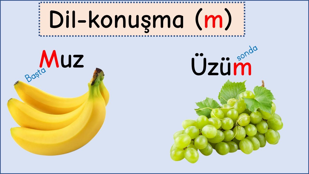 Dil Konuşma Egzersizleri - Ses Çalışmaları (m sesi)